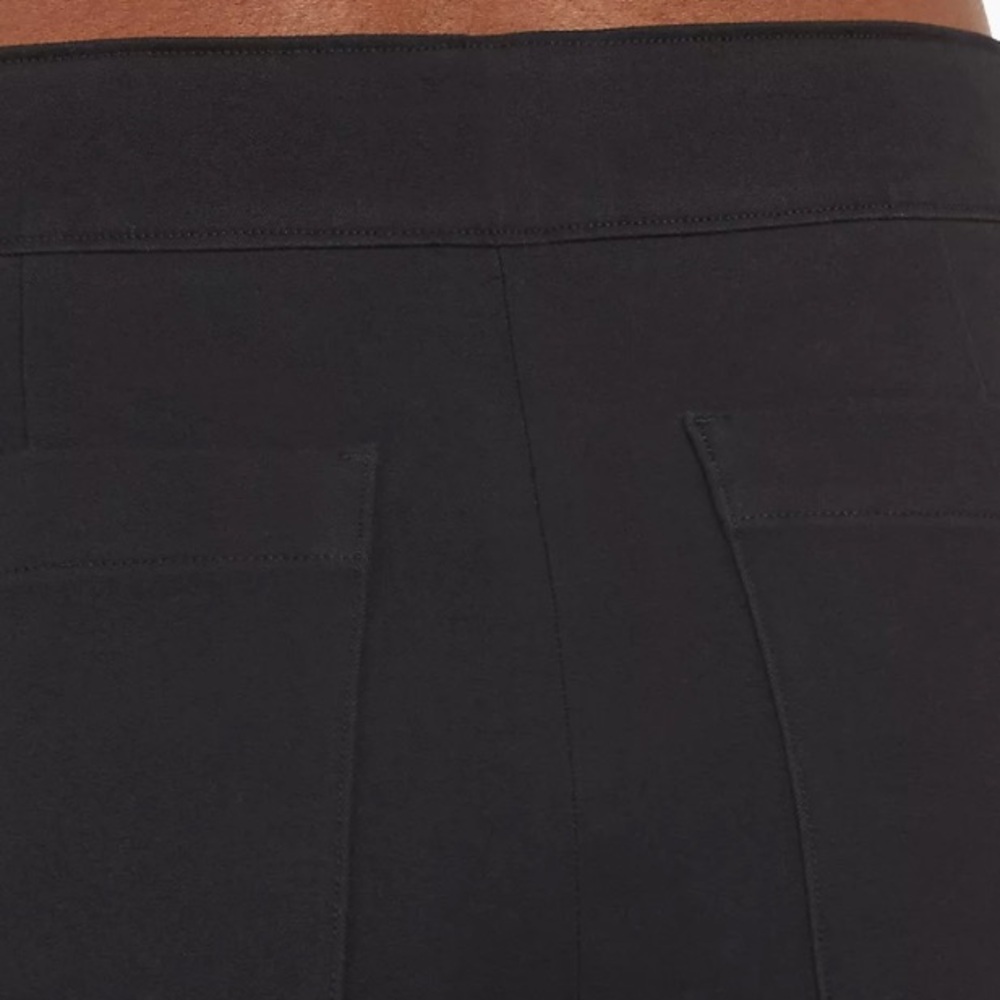 SPANX sz S polished black 6” inseam Cotton blend On The Go pullon stretch shorts - Picture 11 of 16